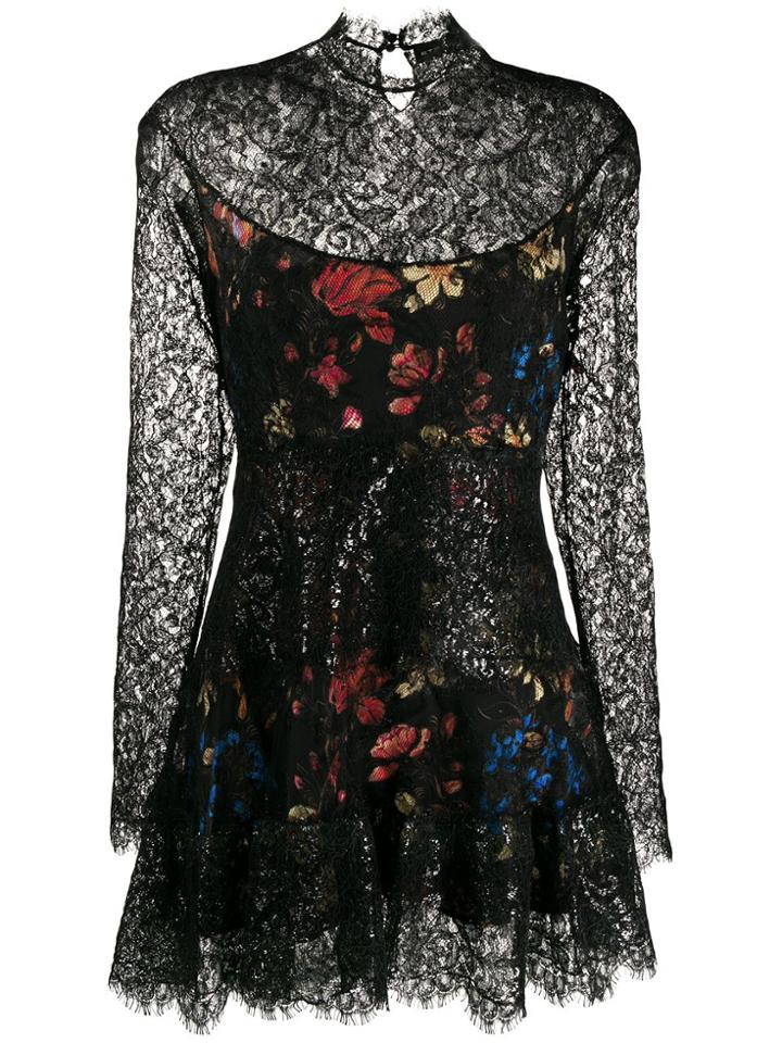 Etro Lace Panel Dress - Black