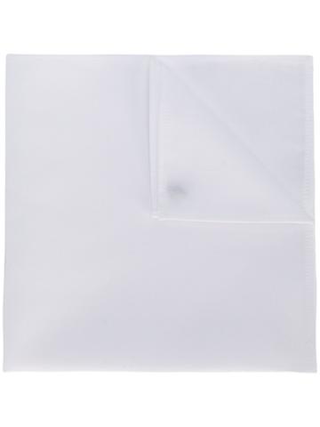 Alessandro Gherardi Pocket Square - White