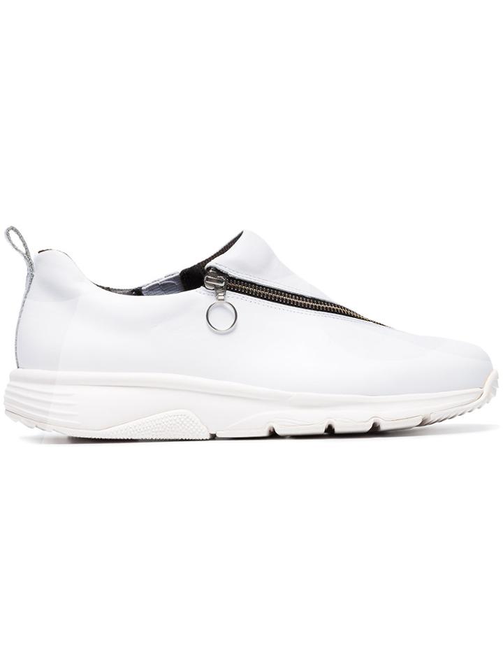 Camper Lab Twins Zip Front Sneakers - White