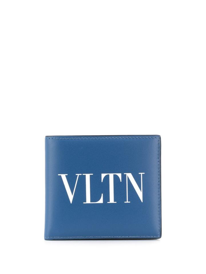 Valentino Valentino Garavani Logo Wallet - Blue