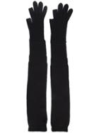 Rick Owens Long Gloves - Black