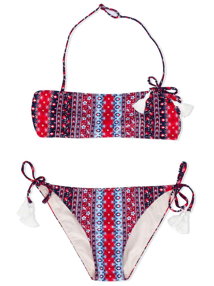 Mc2 Saint Barth Teen Tisha Bikini Set - Red