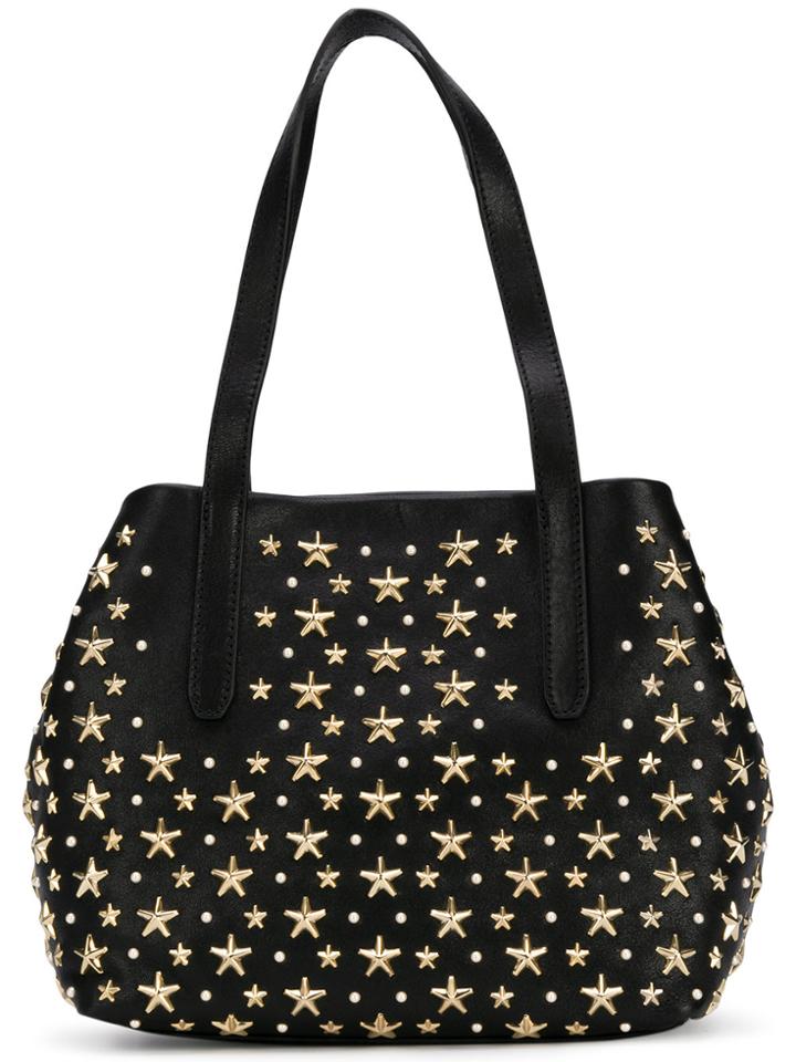 Jimmy Choo Leather Sophia Tote Bag - Black