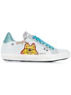 Zadig & Voltaire Wolf Print Sneakers - White