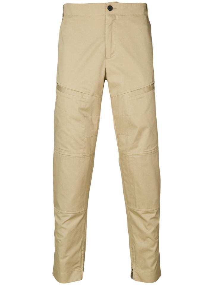 Les Hommes Classic Fitted Chinos - Nude & Neutrals