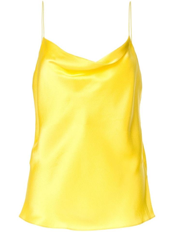 Aje Silk Blouse - Yellow