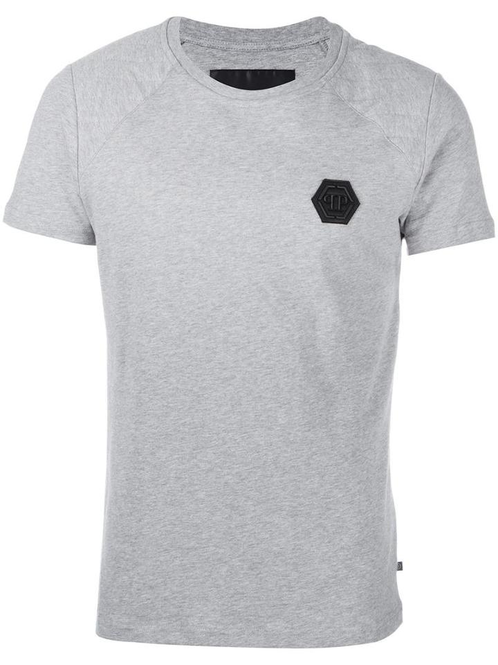 Philipp Plein 'safe' T-shirt, Men's, Size: Medium, Grey, Cotton