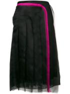 Lanvin Ruffle Trimmed Skirt - Black
