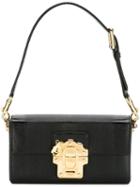 Dolce & Gabbana Lucia Shoulder Bag, Women's, Black, Calf Leather
