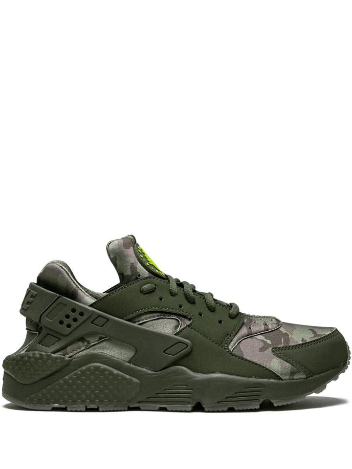 Nike Nike Air Huarache Run Low Top Sneakers - Green