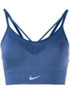 Nike Seamless Crop Top - Blue