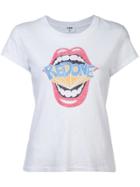Re/done Mouth Slim-fit T-shirt - White