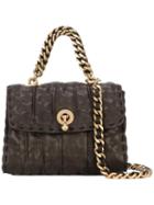 Ermanno Scervino Flap Closure Crossbody Bag, Women's, Brown, Leather/metal