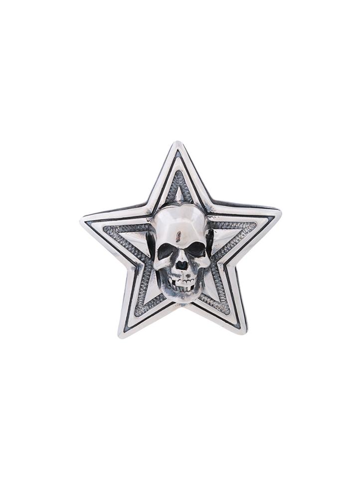 Cody Sanderson Double Face Skull Star Pendant - Metallic