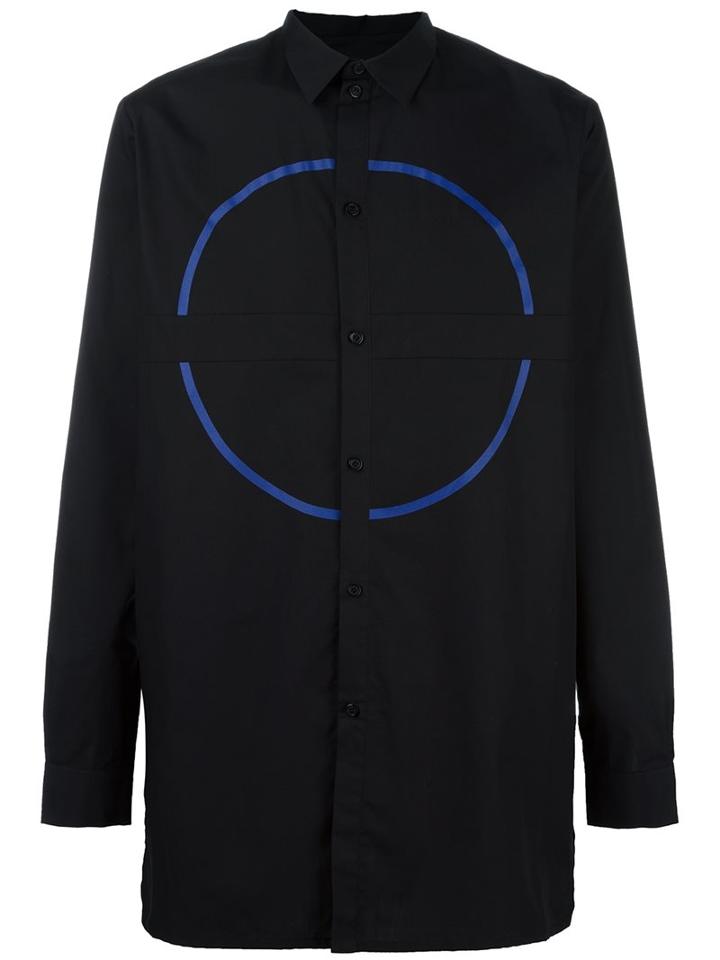 Odeur 'circle' Oversized Shirt, Adult Unisex, Size: Medium, Black, Cotton