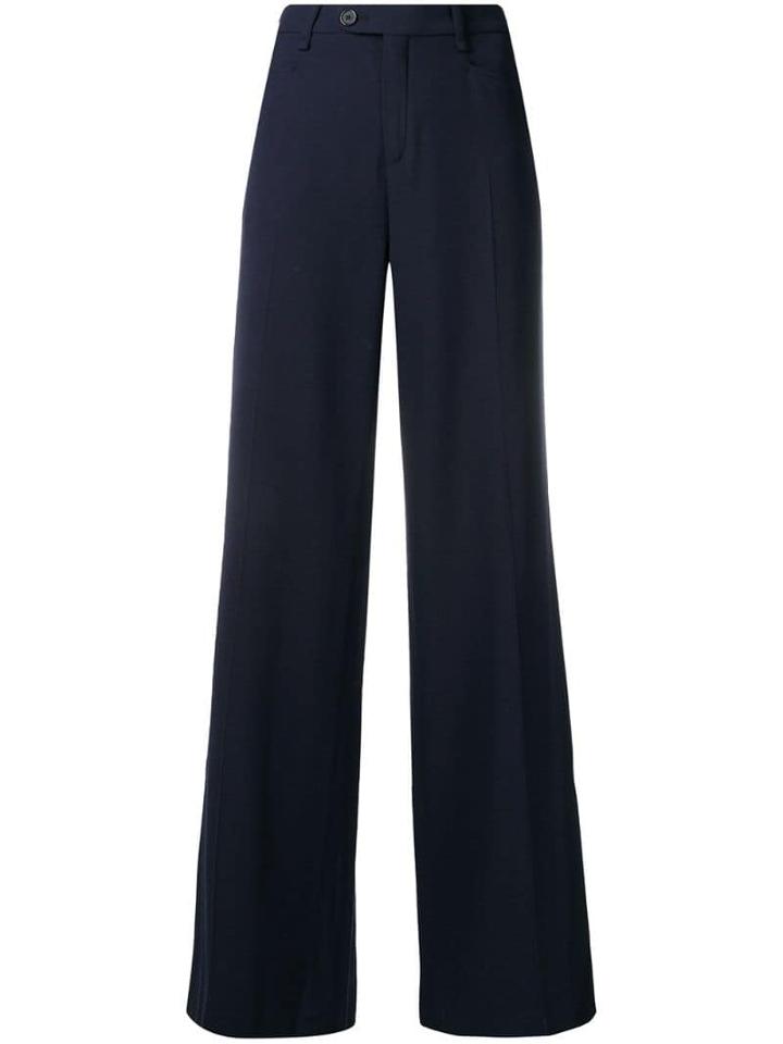 Chloé Flare Leg Trousers - Blue