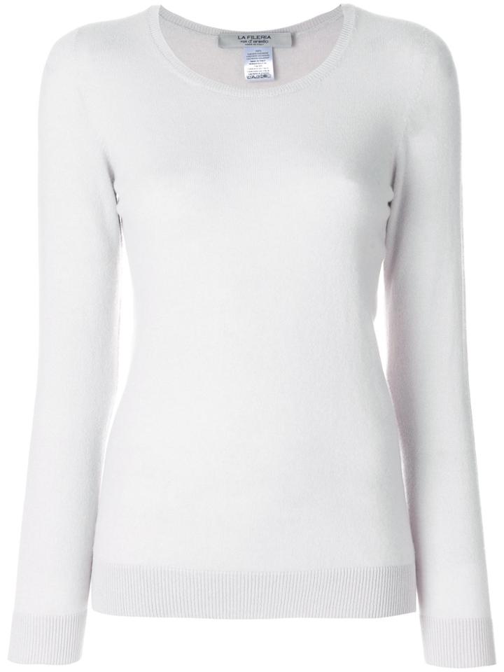 La Fileria For D'aniello Crew Neck Jumper - Nude & Neutrals