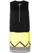 Versace Jeans Colour Block Dress - Black