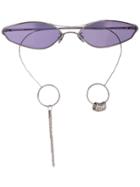 Justine Clenquet Daria Sunglasses - Purple