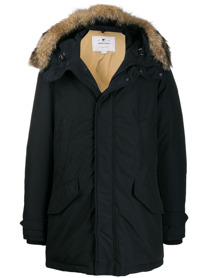 Woolrich Polar Parka Coat - Blue
