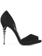 Le Silla Spiral Heel Pumps - Black