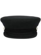 Valas Chauffeur Hat, Women's, Black, Acetate