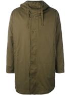 Sempach Hooded Parka Coat, Men's, Size: Small, Green, Nylon/polyester