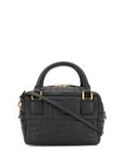 Fendi Ffreedom Embossed Shoulder Bag - Black