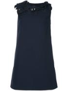 Lanvin Floral Collar Dress - Blue