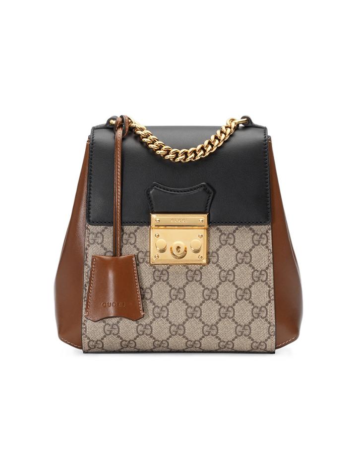 Gucci Padlock Gg Supreme Backpack - Nude & Neutrals