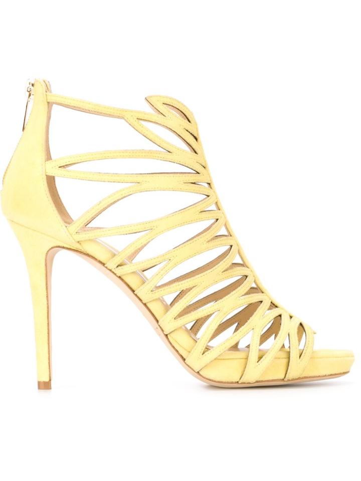 Jimmy Choo 'kaye 100' Sandals - Yellow & Orange