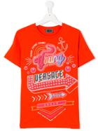 Young Versace Teen Printed T-shirt - Yellow & Orange
