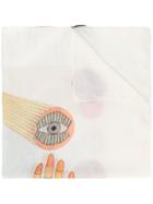 Chloé Illustrated Scarf - Nude & Neutrals