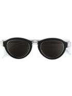 Retrosuperfuture 'versilia Decode' Sunglasses, Adult Unisex, Black, Acetate
