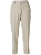 Cambio Cropped Trousers - Nude & Neutrals