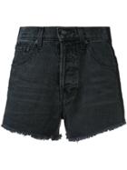 Derek Lam 10 Crosby Drew High-rise Classic Cut-off Short - Blue