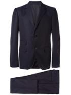 Gucci Dot Patterned Suit, Men's, Size: 50, Blue, Wool/viscose/cupro