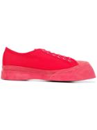 Marni Wedge Toe Sneakers - Red