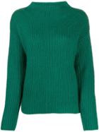 Luisa Cerano Dropped Shoulders Sweater - Green