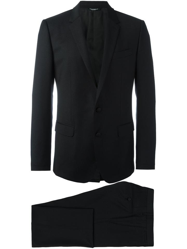 Dolce & Gabbana Embroidered Two Piece Suit