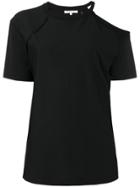 Helmut Lang Exposed Shoulder T-shirt - Black