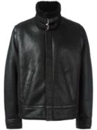 Ps By Paul Smith Concealed Fastening Jacket, Men's, Size: Large, Black, Leather