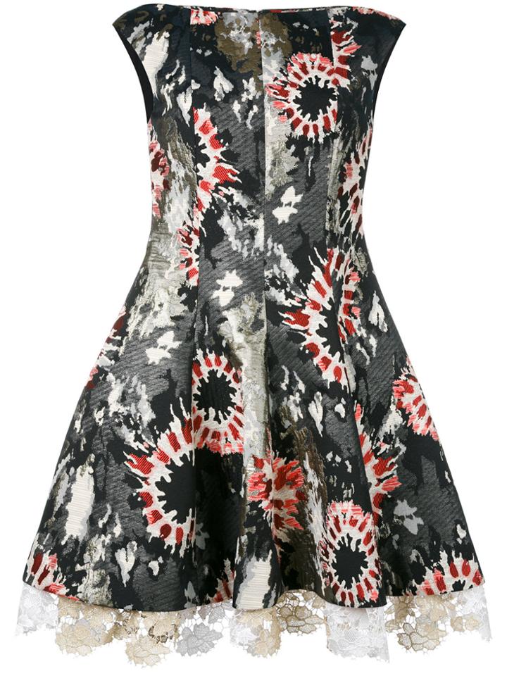 Talbot Runhof Flared Shift Dress - Multicolour
