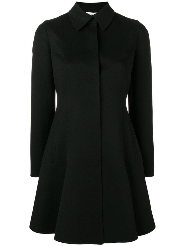 Valentino Valentino Single-breasted Coat - Black