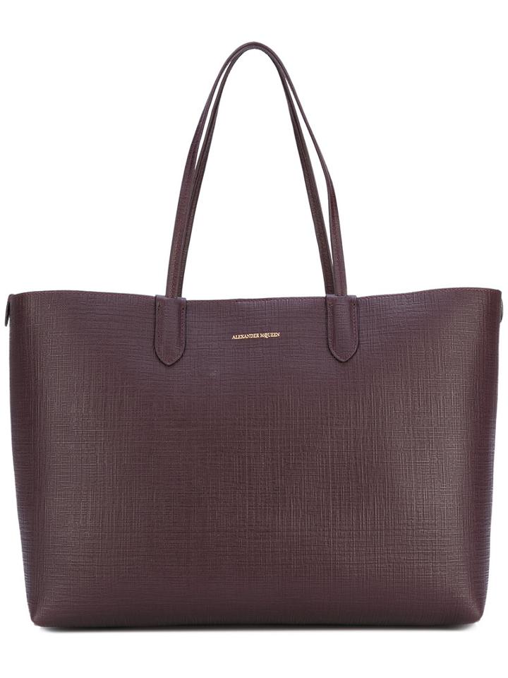 Alexander Mcqueen - Medium Shopper - Women - Leather - One Size, Red, Leather