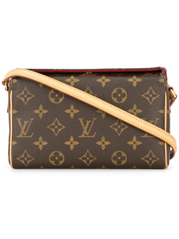 Louis Vuitton Vintage Recital Monogram Shoulder Bag - Brown