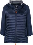 Save The Duck Hood Padded Jacket - Blue