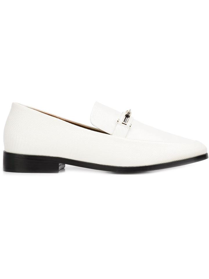 Newbark Melanie Loafers, Women's, Size: 7.5, White, Leather