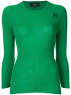 Rochas Ribbed Knit Jumper - Green