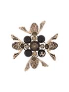 Chanel Vintage Insect Pin Brooch - Silver